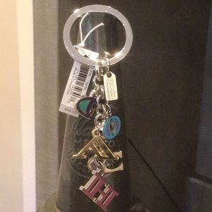 Coach keyring charm nwt